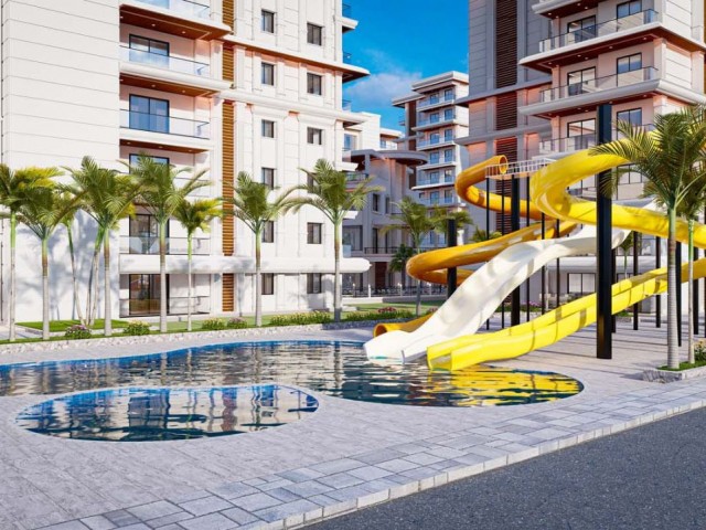 KIBRIS İSKELE BÖLGESİNDE OTEL KONFORUNDA SATILIK 1+1 YATIRIMLIK DAİRE