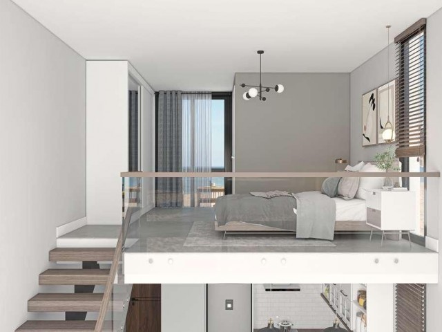 GİRNE ESENTEPE BÖLGESİNDE 1+1 LOFT PENTHOUSE ARALIK 2024 TESLİM