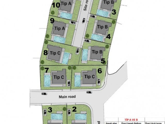 GİRNE OZANKÖY'DE 4+1 199 m2 EMSALSİZ VİLLA