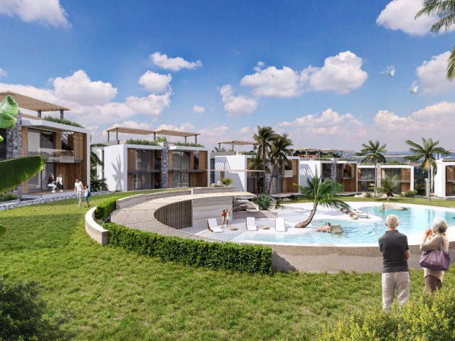 GIRNE BAHÇELİ 4+1 VILLA MIT PRIVATEM POOL, DACHTERRASSE, GELIEFERT IM MÄRZ 2024