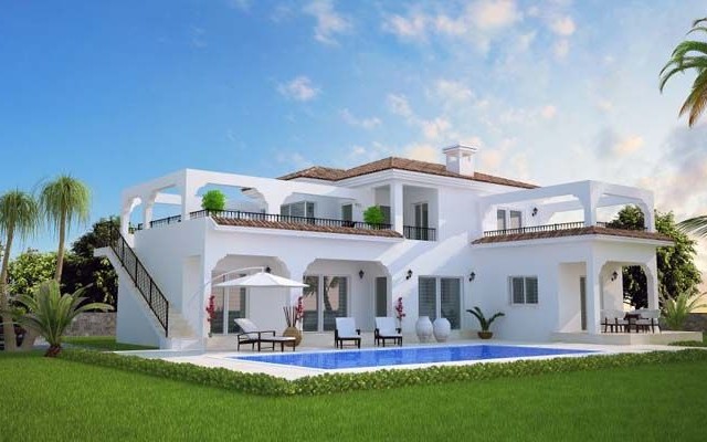 KYRENIA OZANKOY VILLA 4+1 MIT PRIVATER POOLTERRASSE