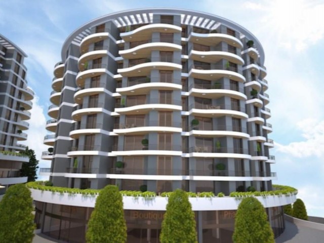 GİRNE MERKEZDE LÜKS SİTEDE OTEL KONFORUNDA  1+1 DAİRE