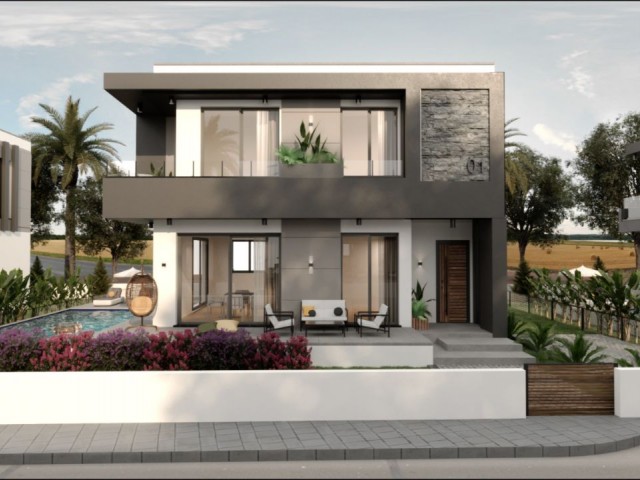 4+1 SUPER LUXURY VILLA IN GİRNE OZANKÖY JUNE 2024 DELIVERY