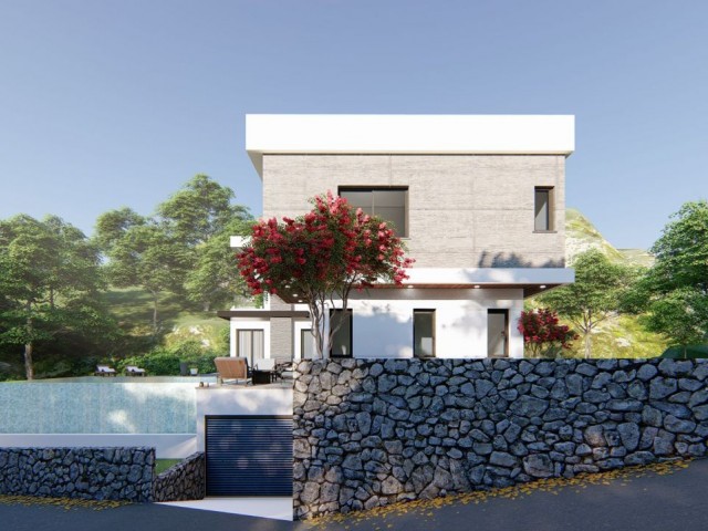 TRIBLEX 4+1 SUPERLUXUS-VILLA IN GİRNE KARMI