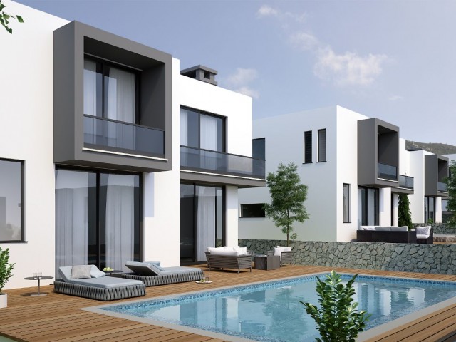 TRIBLEX 4+1 SUPERLUXUS-VILLA IN GİRNE KARMI