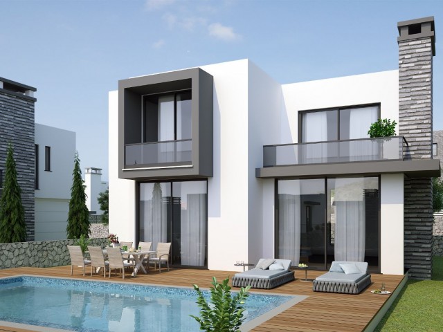 TRIBLEX 4+1 SUPERLUXUS-VILLA IN GİRNE KARMI