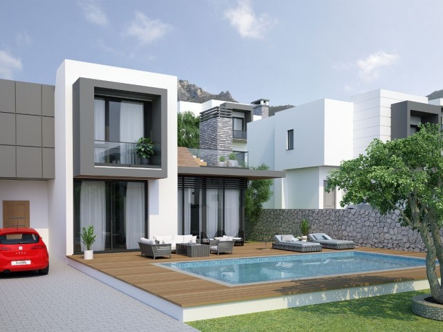 TRIBLEX 4+1 SUPERLUXUS-VILLA IN GİRNE KARMI