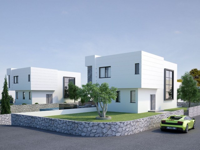 TRIBLEX 4+1 SUPERLUXUS-VILLA IN GİRNE KARMI