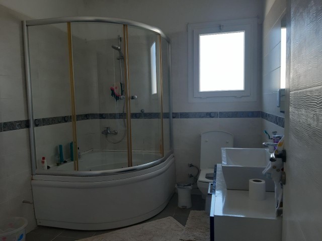 A DETACHED DUPLEX VILLA WITH AN EQUIVALENT COB, FIREPLACE, BARBECUE, GARDEN WITH AN INDOOR AREA OF 4 + 1, 290 SQUARE METERS ON A CORNER PLOT OF 600 SQUARE METERS WITH A FACADE Decking OUT ON BOTH SIDES, IN A VERY GOOD LOCATION IN KYRENIA ** 