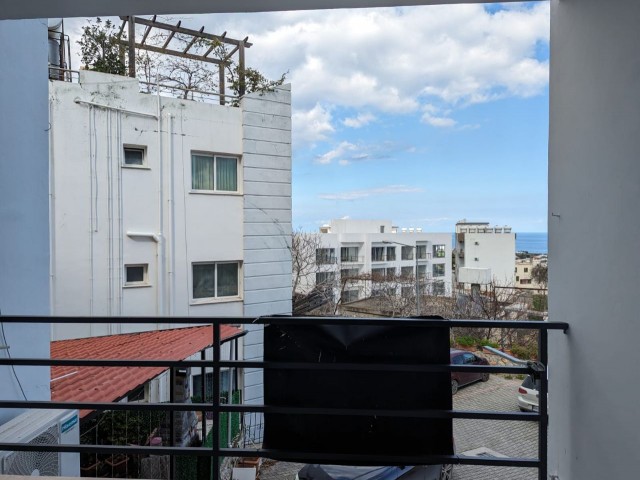 IN LAPTA, 70 SQUARE METERS, 2+1, COMPLETELY RENOVATED, NOT USED YET, VAT AND TRANSFORMER CONTRIBUTION PAID, COACH READY, 1ST FLOOR FLAT WITH SEA AND MOUNTAIN VIEWS