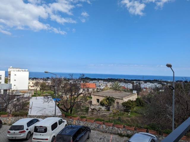 IN LAPTA, 70 SQUARE METERS, 2+1, COMPLETELY RENOVATED, NOT USED YET, VAT AND TRANSFORMER CONTRIBUTION PAID, COACH READY, 1ST FLOOR FLAT WITH SEA AND MOUNTAIN VIEWS