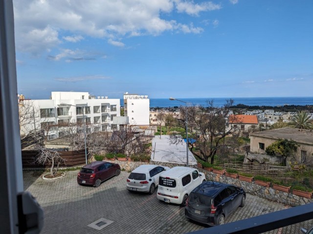 IN LAPTA, 70 SQUARE METERS, 2+1, COMPLETELY RENOVATED, NOT USED YET, VAT AND TRANSFORMER CONTRIBUTION PAID, COACH READY, 1ST FLOOR FLAT WITH SEA AND MOUNTAIN VIEWS