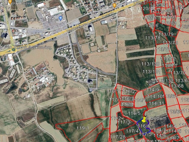 IN DEMİRHAN, 900 METERS SOUTH OF ERÜLKÜ SUPERMERKET, WITH CHAPTER-96 ZONING, 6 DECADES OF LAND, 45,0