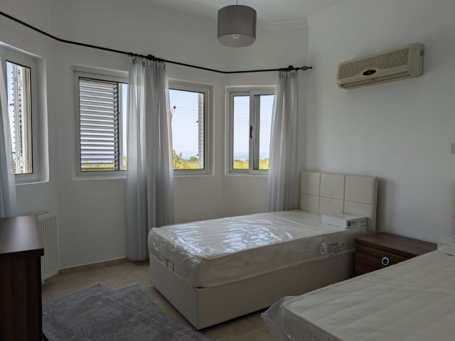 IN GIRNE BEYLERBEYİ (BELLAPAİS), IN A GREAT LOCATION WITH A VERY HIGH PREFERENCE RATE, BUILT ON A LARGE PLOT OF 1445 SQUARE METERS WITH EQUIVALENT KOÇANLI, WITH 5X10 SWIMMING POOL, CENTRAL HEATING SYSTEM INCLUDING HOBBERS FINISHED, AIR CONDITIONED, FULLY NEWLY FURNISHED, WITH AN ACTIVE WATER WELL IN