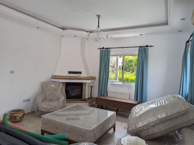 IN GIRNE BEYLERBEYİ (BELLAPAİS), IN A GREAT LOCATION WITH A VERY HIGH PREFERENCE RATE, BUILT ON A LARGE PLOT OF 1445 SQUARE METERS WITH EQUIVALENT KOÇANLI, WITH 5X10 SWIMMING POOL, CENTRAL HEATING SYSTEM INCLUDING HOBBERS FINISHED, AIR CONDITIONED, FULLY NEWLY FURNISHED, WITH AN ACTIVE WATER WELL IN