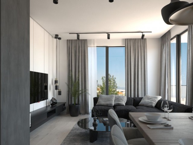 Lefkoşa Marmara’da Geniş Teraslı 2+1 Satılık Penthouse