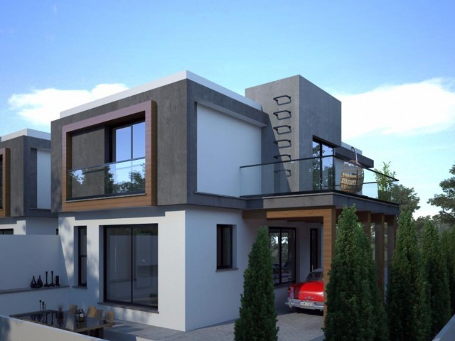 LAND WITH READY PROJECT, suitable for the construction of 3 villas, in the Gönyeli Çin Evi area... ** 