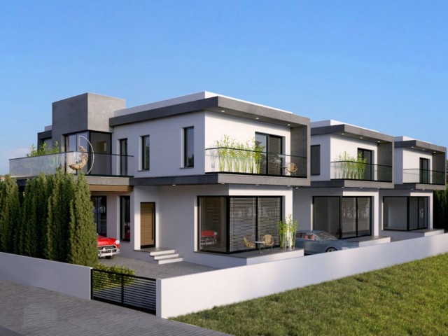 LAND WITH READY PROJECT, suitable for the construction of 3 villas, in the Gönyeli Çin Evi area... ** 