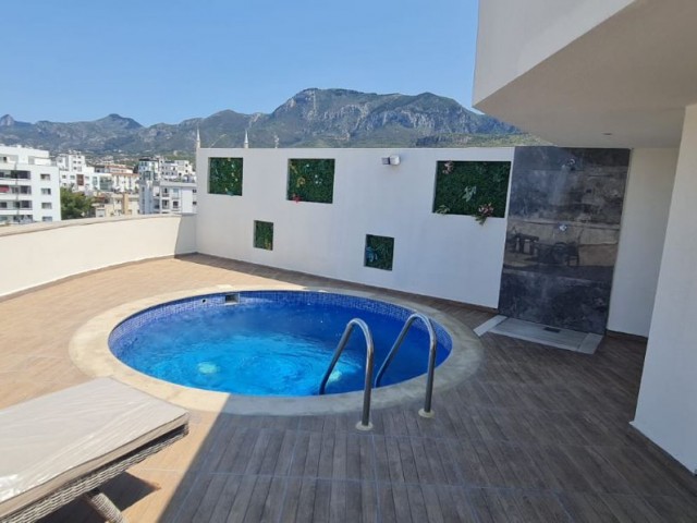 Duplex Penthouse with Sea and Mountain View in the Center of Kyrenia