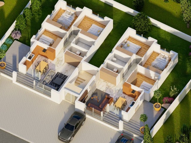 3+1 2 Floor Flats for Sale in Dumlupınar