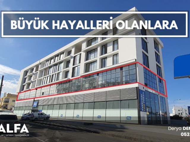 BÜYÜK HAYALLERİ OLANLARA, Kıbrıs'ın TEK KATTA, EN BÜYÜK Ofisi...