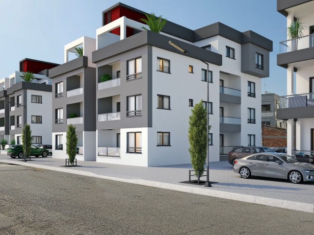 2+1 Flat with 3+1 Penthouse and En-Suite Options in Nicosia Küçükkaymaklı, delivered in November 2024. Opportunity Flats