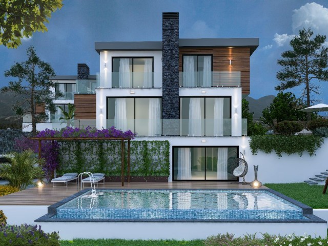 Super Luxury 4+1 Newly Finished Villas in Çatalköy