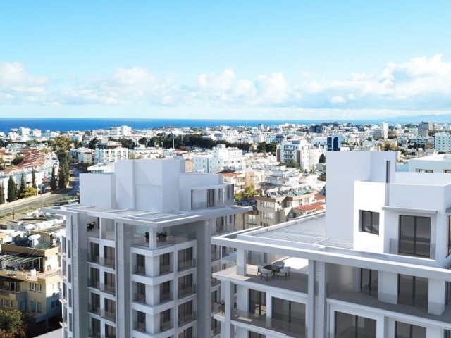 A 1+1, 2+1, 3+1  Super Luxury  Apartments For Sale in Central Kyrenia 