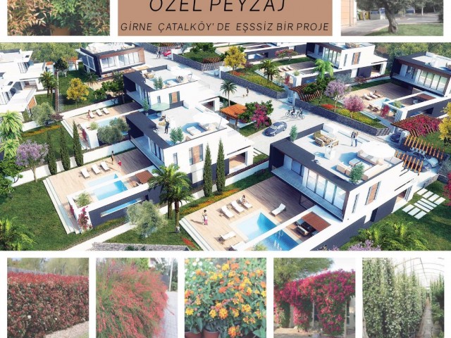 4 + 1 Villa for Sale in Çatalköy, Kyrenia | Luxury, Large Garden and Pool