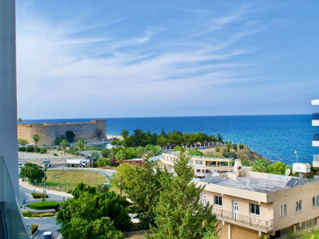 3 + 1 Penthouse for Sale in Kyrenia Center | Dublex | Castle and Sea View