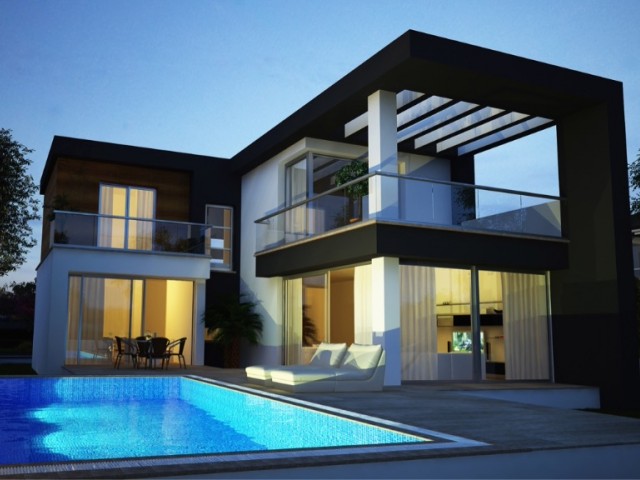 4+1 Villa zum Verkauf in Kyrenia Chatalköy / Pool und ruhig ** 