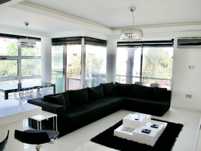 Flat for Sale in Kyrenia Center 2 + 1 | 35 m2 Garden | Modern Design