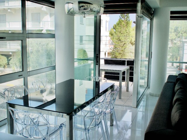 Flat for Sale in Kyrenia Center 2 + 1 | 35 m2 Garden | Modern Design