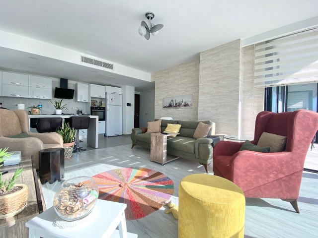 Kyrenia Center | Ready to Move | Fully Furnished |High Rental Income | 2+1 Luxury Flat for Sale| 5th floor ** 