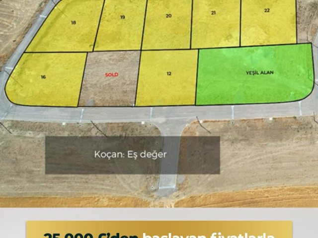 Nicosia , Cihangir I investment land I 520 m2 land area I airport 5 Dec. Dec. away ** 