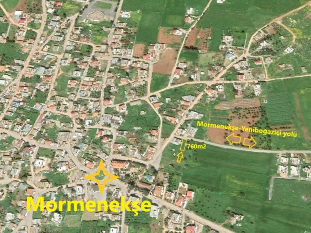 MORMENEKŞE KÖYÜNDE 760 M2 SATILIK ARSA