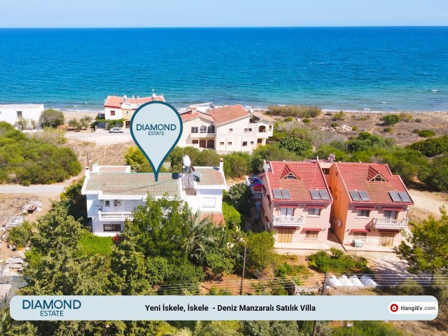 Boğaz, İskele'de Deniz Manzaralı Satılık Villa