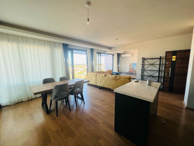 2+1 Penthouse Apartment for Rent with Sea View in Long Beach, Iskele ** 