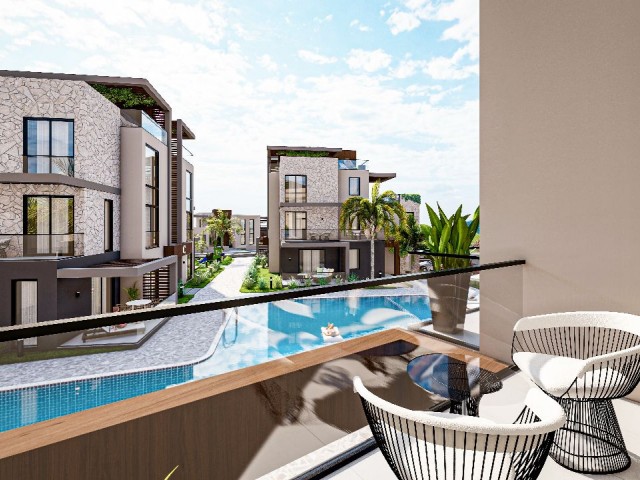 2+1 and 3+1 Apartments and 3+1 Villas in Iskele, Ötüken