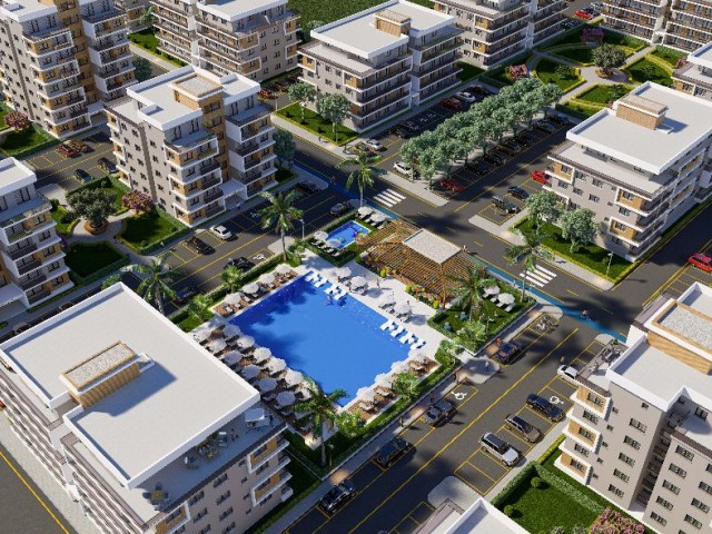 1+1, 2+1 und 3+1 Wohnungen zum Verkauf in Geçitkale, Famagusta