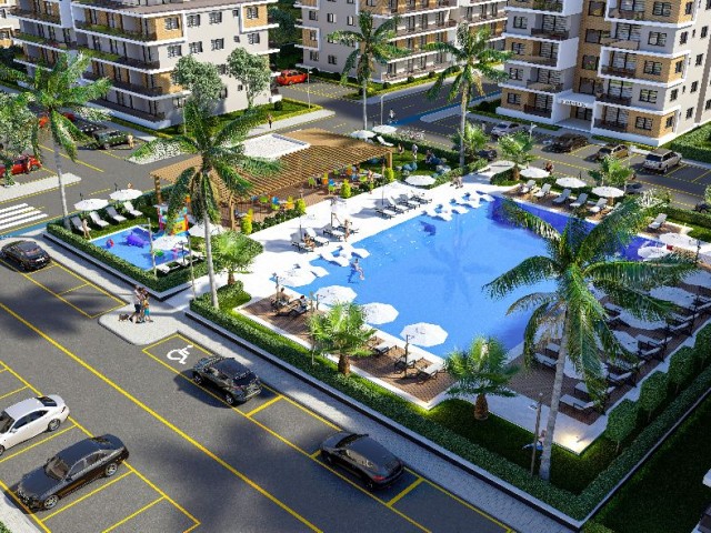 1+1, 2+1 and 3+1 Apartments for Sale in Geçitkale, Famagusta