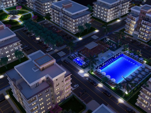 1+1, 2+1 and 3+1 Apartments for Sale in Geçitkale, Famagusta