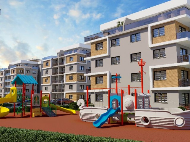 1+1, 2+1 and 3+1 Apartments for Sale in Geçitkale, Famagusta