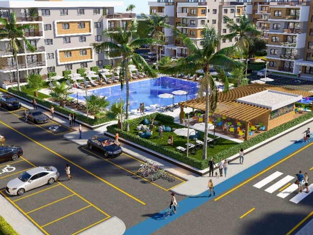 1+1, 2+1 and 3+1 Apartments for Sale in Geçitkale, Famagusta