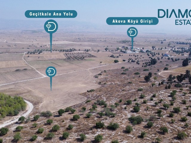 7 Decares of 3 Evlek Land for Sale in Geçitkale Region
