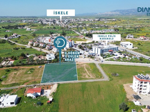 2 DECLARES OF LAND FOR SALE IN İSKELE BAHÇELER REGION, NEXT TO OSMANAĞA CULTURAL HOUSE