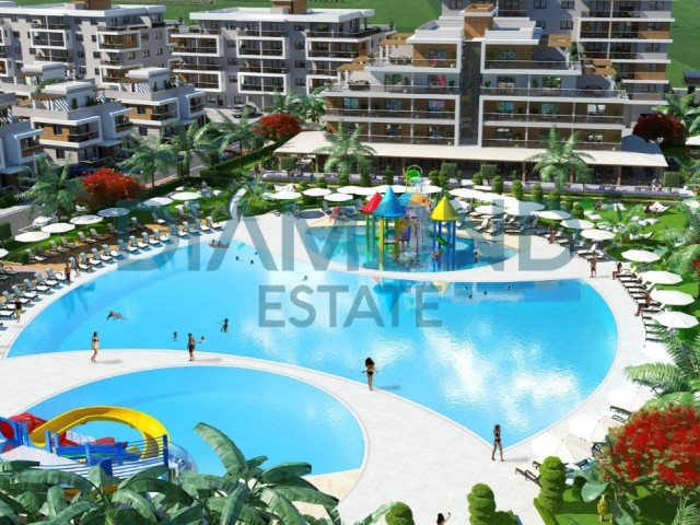 Royal Sun Elite Residences, Long Beach'de Satılık 2+1 Daire (Tüm Vergileri Ödenmiş)