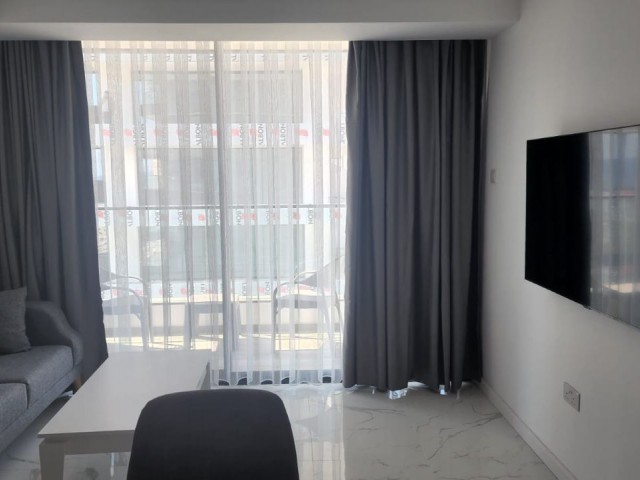 1+1 furnished flat for sale in Longbeach, within walking distance to the sea, Grand spphhire floor 16