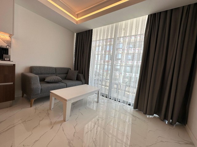 1+1 furnished flat for sale in Longbeach, within walking distance to the sea, Grand spphhire floor 16