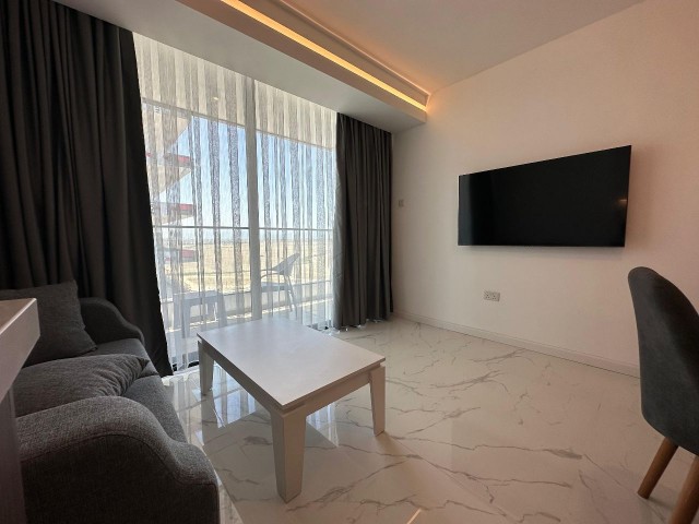 1+1 furnished flat for sale in Longbeach, within walking distance to the sea, Grand spphhire floor 16